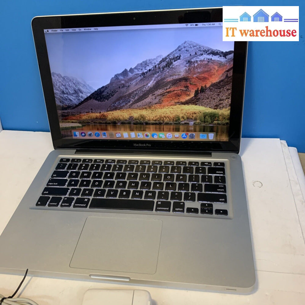 Apple Macbook Pro 13.3” 2.5Ghz Intel I5-2.5Ghz 8Gb1Tb Hdd 1.5G Gpu High Sierra