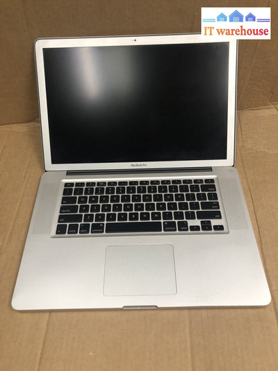 + Apple Macbook Pro 15” Mid-2009 A1286 C2D T9600 No Ram & Hdd For Parts(As Is)