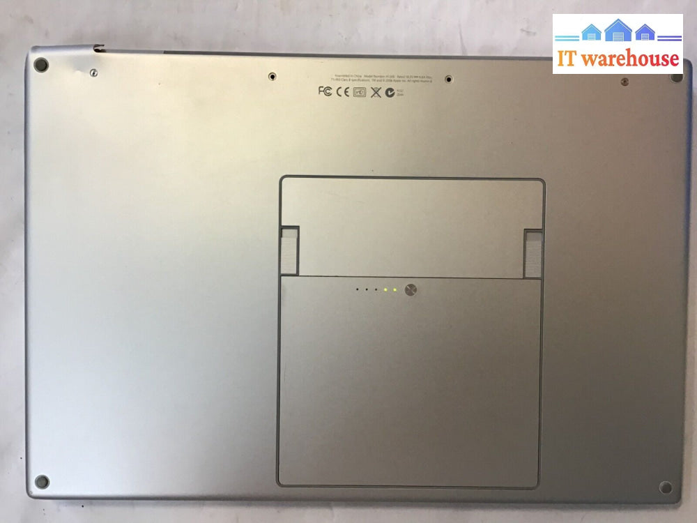 Apple Macbook Pro 2008 A1260 15’Laptop C2D Cpu No Ram/Hdd For Parts (No Battery