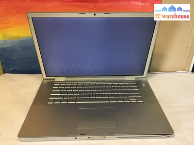 Apple Macbook Pro 2008 A1260 15’Laptop C2D Cpu No Ram/Hdd For Parts (No Battery