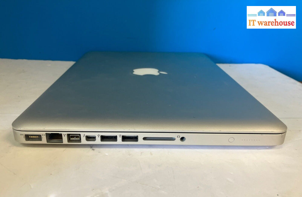 Apple Macbook Pro 2011 A1278 13’ Laptop I5-2435M Cpu/ 8Gb Ram/ 500Gb Hdd W/ Ac ~