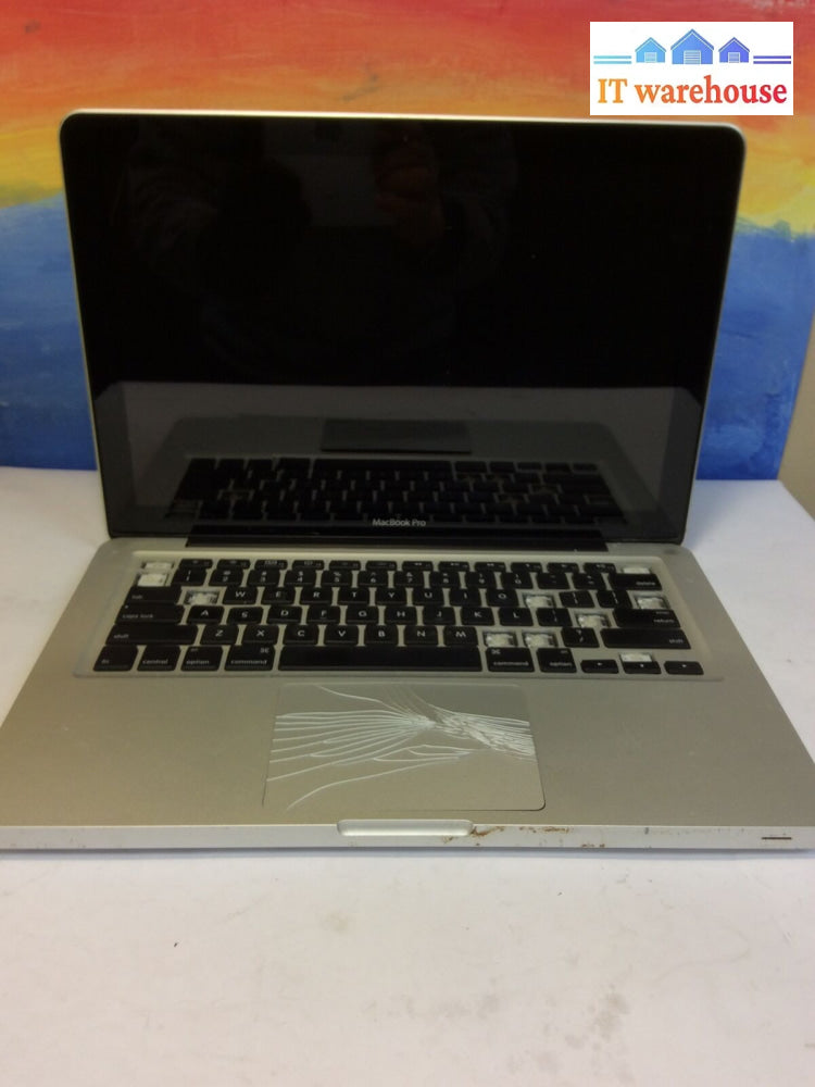 Apple Macbook Pro A1278 13”Laptop I5-2415M 2.3Ghz No Ram & Hdd For Parts(As Is)