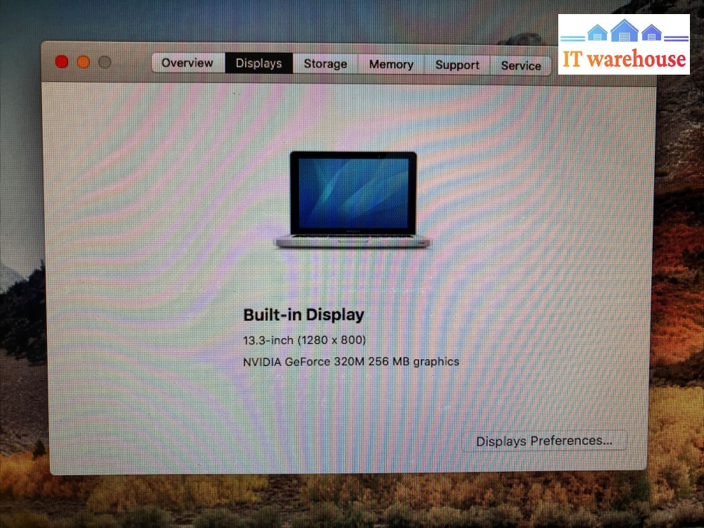 Apple Macbook Pro A1278 13’ Mid 2010 Core 2 Duo Cpu 8Gb Ram 250Gb Hdd (Read) ~