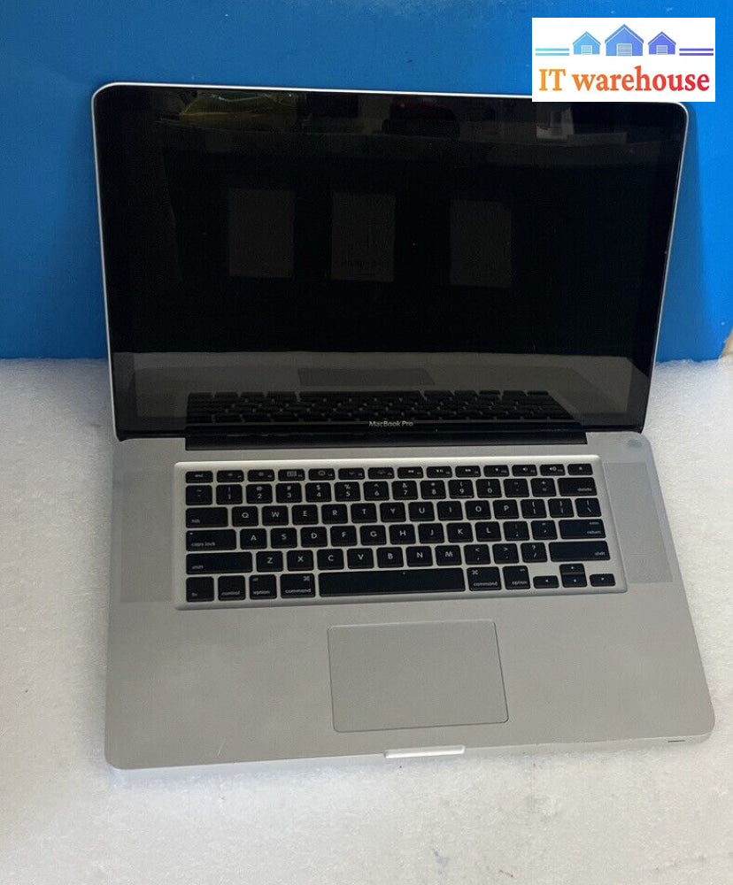 Apple Macbook Pro A1286 15’ Laptop C2D Cpu / 2Gb Ram 250Gb Hdd (Bad Battery) ~