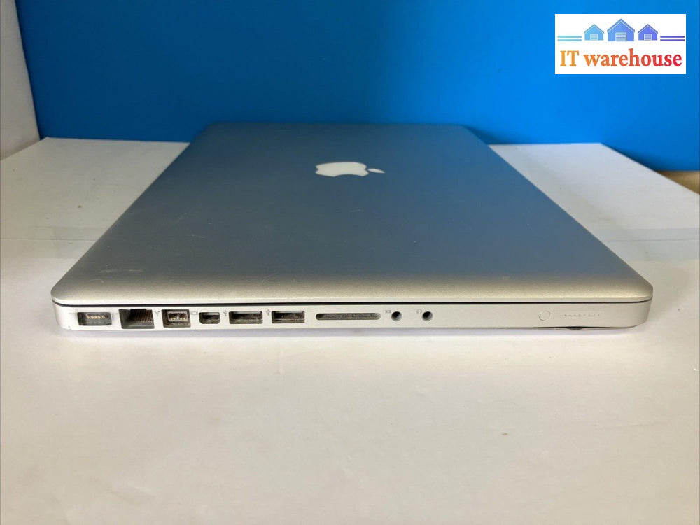 Apple Macbook Pro A1286 15’ Laptop I5-M520 Cpu / 8Gb Ram 120Gb Ssd (No Batt) ~