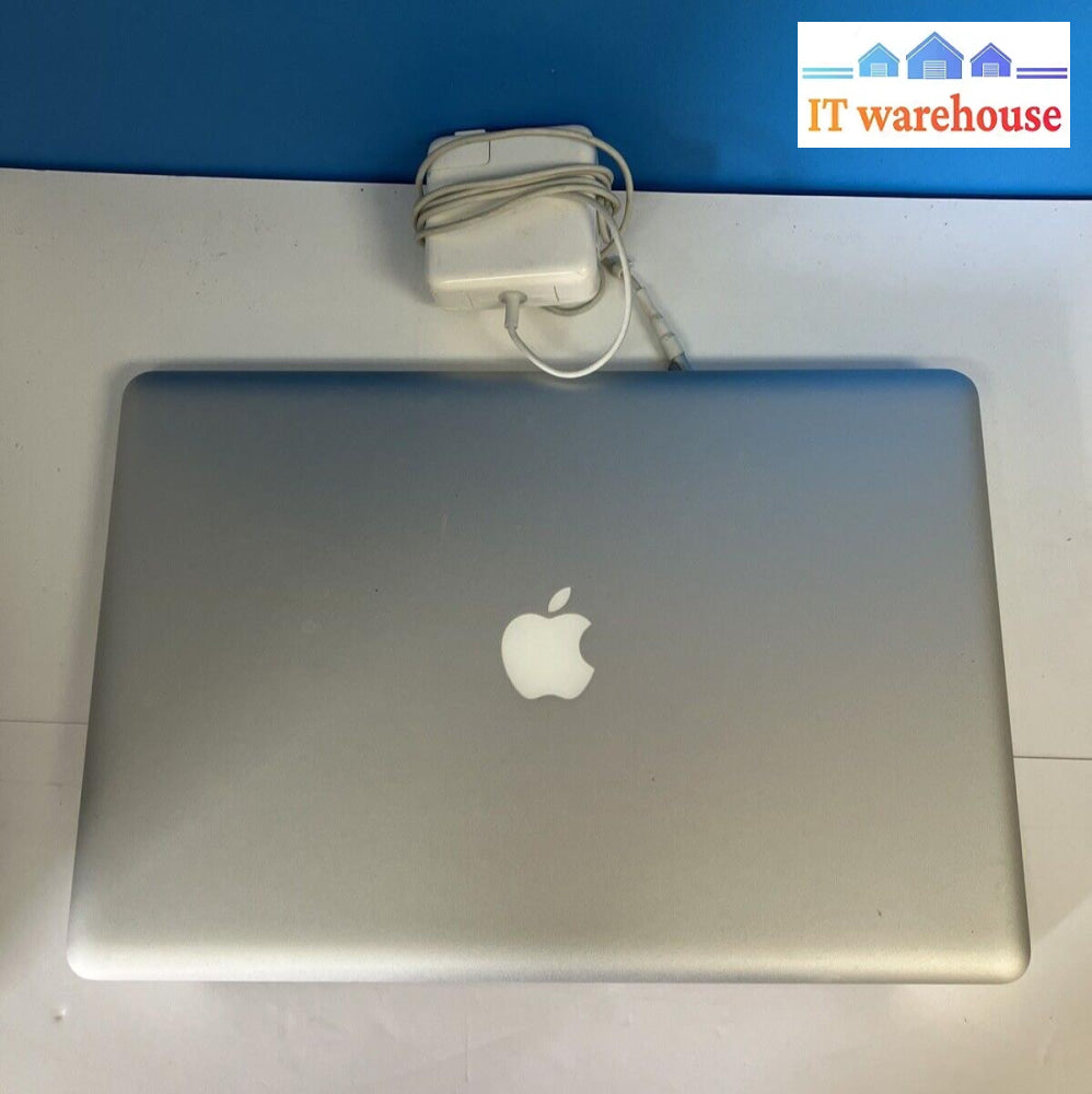 Apple Macbook Pro A1286 15’ Laptop I5-M520 Cpu / 8Gb Ram 120Gb Ssd (No Batt) ~