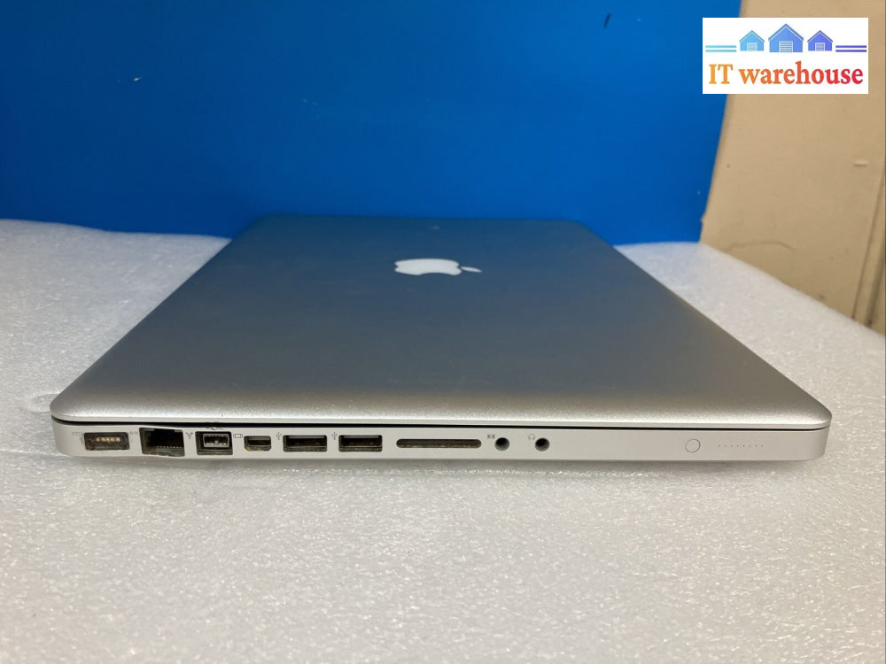 Apple Macbook Pro A1286 15’ Laptop I5-M520 Cpu/ 8Gb Ram / 1Tb Hdd (No Battery) ~