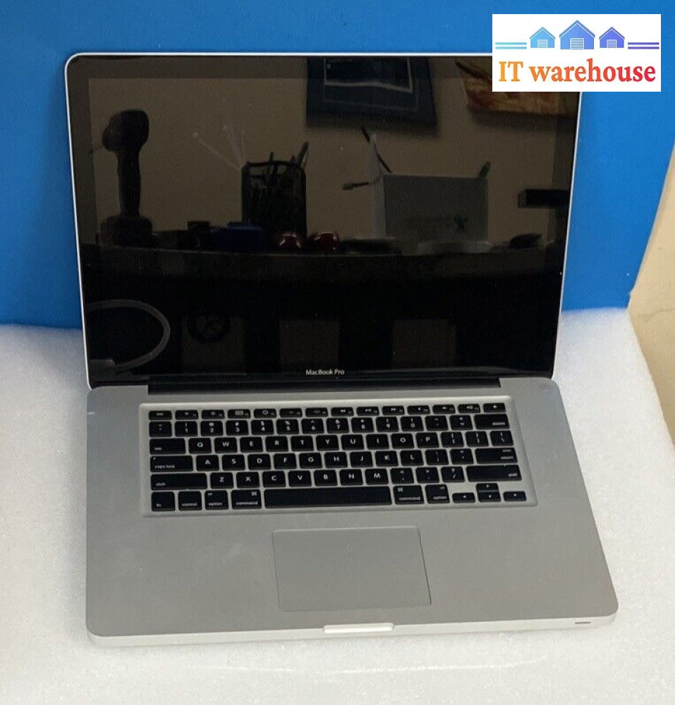 Apple Macbook Pro A1286 15’ Laptop I5-M520 Cpu/ 8Gb Ram / 1Tb Hdd (No Battery) ~