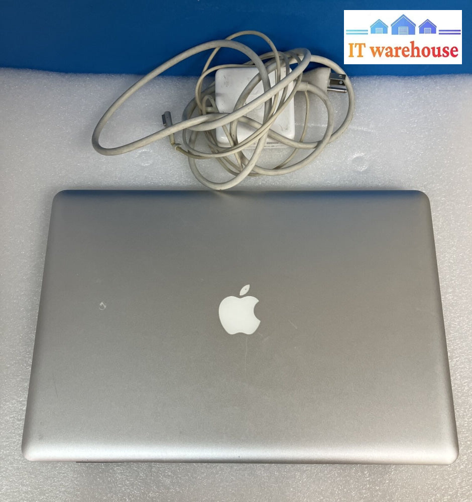 Apple Macbook Pro A1286 15’ Laptop I5-M520 Cpu/ 8Gb Ram / 1Tb Hdd (No Battery) ~