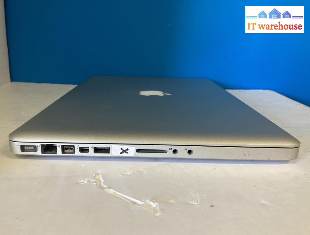 Apple Macbook Pro A1286 15’ Laptop I7-3615Qm Cpu/ 16Gb Ram / 256Gb Ssd (Read) ~