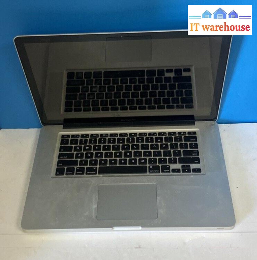 Apple Macbook Pro A1286 15’ Laptop I7-3615Qm Cpu/ 16Gb Ram / 256Gb Ssd (Read) ~