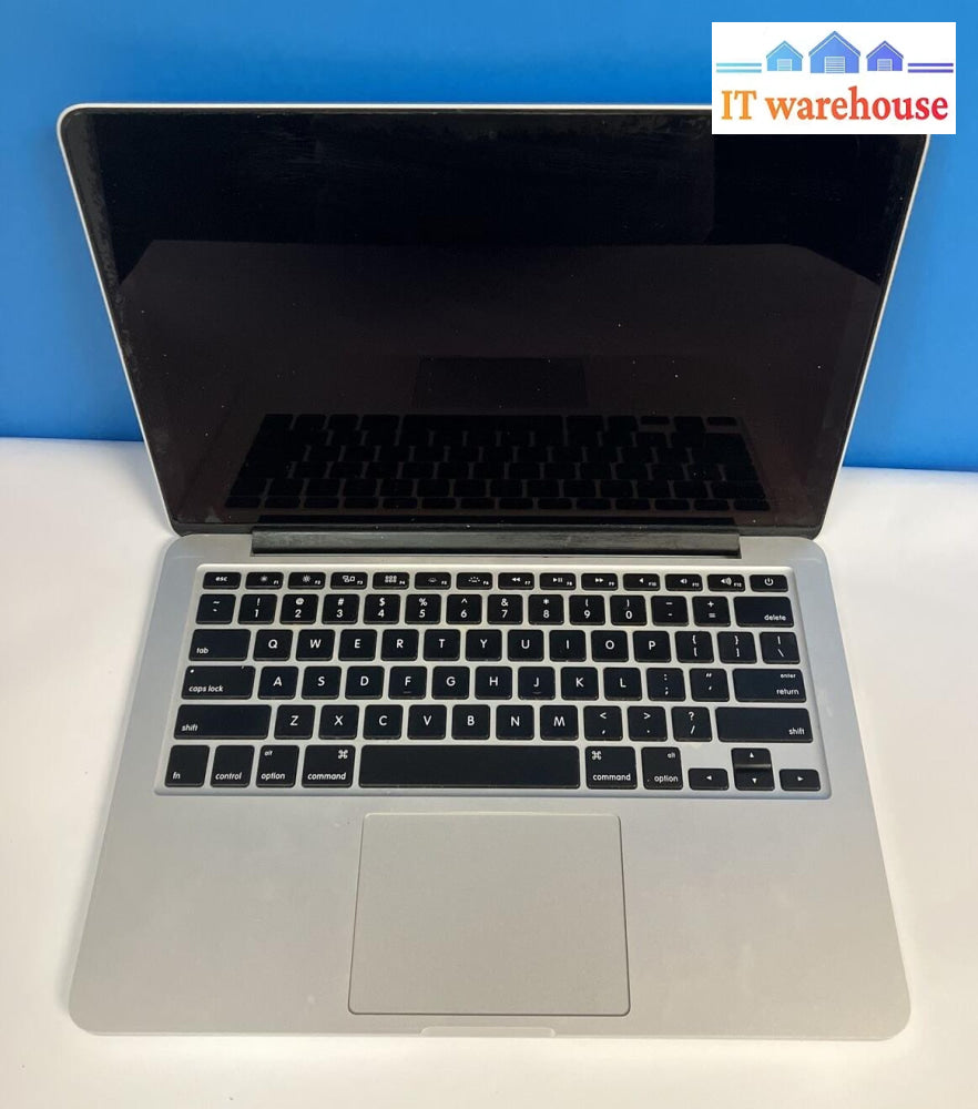 Apple Macbook Pro A1502 Late 2013 13’ Laptop Intel I5-4258U Cpu / 8Gb Ram Read ~