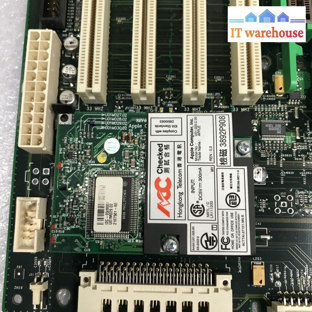 Apple Powermac G4 Desktop 820-1173-A Motherboard- 630-3522 630T3522