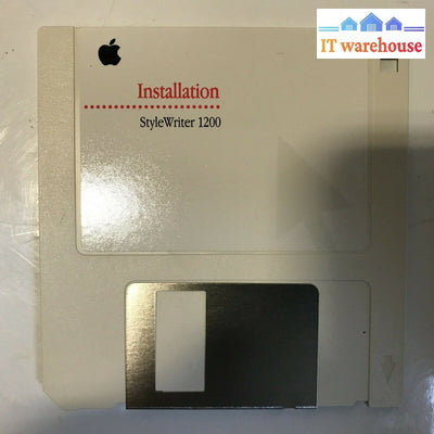 Apple Stylewriter 1200 Installation Disks