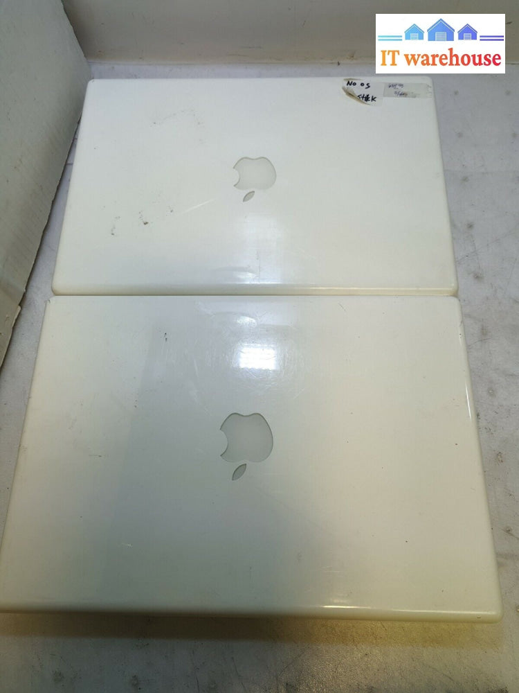 - (As Is) 2X Apple A1181 Macbook 2007 W/C2D 2.4Ghz /2G /160G Hdd (No Ac/No Bat)