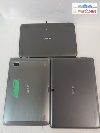 - (As Is) 3X Acer 10-Inch Tablets