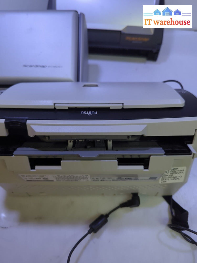 - (As Is) 3X Mixed Model Fujitsu Scanners (S1500 /S510 /Fi-6125)