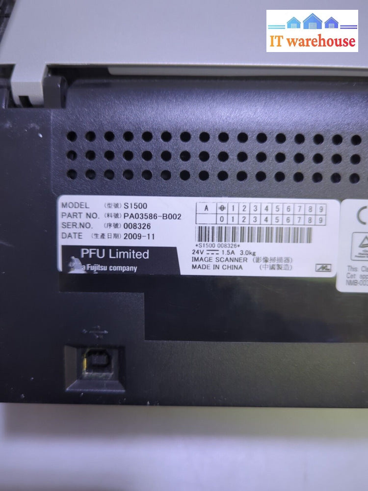 - (As Is) 3X Mixed Model Fujitsu Scanners (S1500 /S510 /Fi-6125)