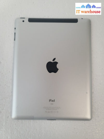 - (As Is) Apple Ipad 2 16Gb Wi-Fi + Cellular 9.7In Black A1396