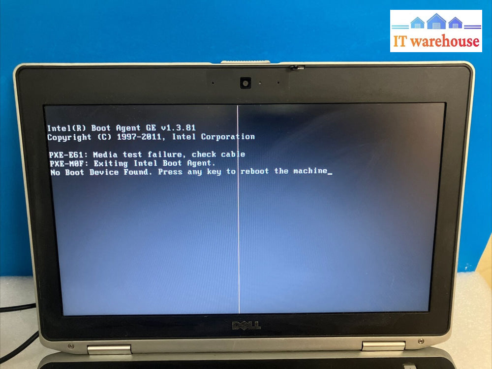 ~ (As Is) Dell E6430 Laptop I5-3340M Cpu / 8Gb Ram No Hdd (Screen Bad Read)