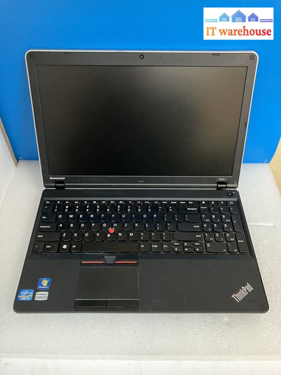 ~(As Is) Lenovo Thinkpad E520 15.6’ Laptop I3-2310M 2Gb Ram No Disk (Bad Screen)