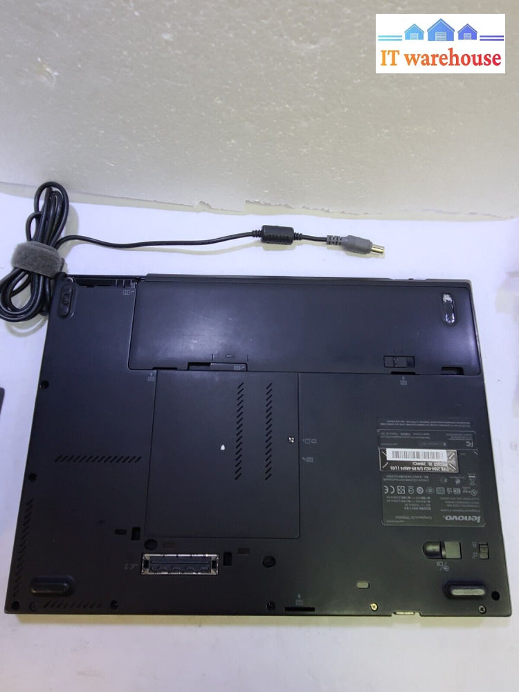 - (As Is) Lenovo Thinkpad T410S 14’ Laptop I5 M560 Cpu/ 2Gb Ram /No Hdd/No Caddy