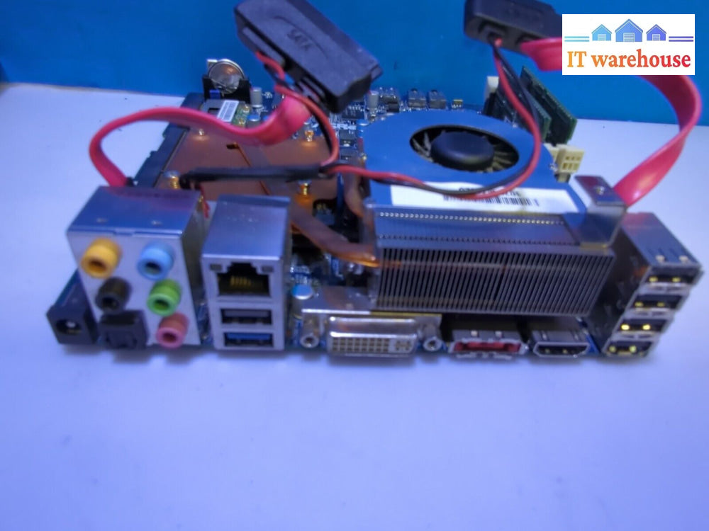 Asrock Asr1010Mb I3 Tiny Pc Motherboard (I3-M370 Cpu/4Gb Ram) Tested -