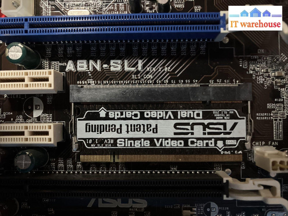 Asus A8N-Sli Am2 Ddr2 Motherboard With Amd Athlon 64 Cpu + I/O Shield ~