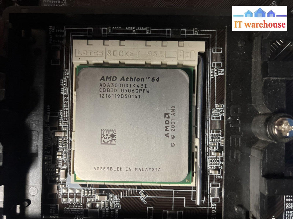 Asus A8N-Sli Am2 Ddr2 Motherboard With Amd Athlon 64 Cpu + I/O Shield ~