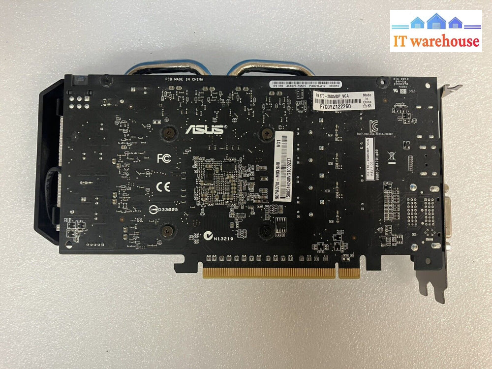 ~ Asus Amd R9 370 2Gb Gddr5 Pci-E Video Card Dp Dvi Hdmi 370-2Gd5 M0Xbn0