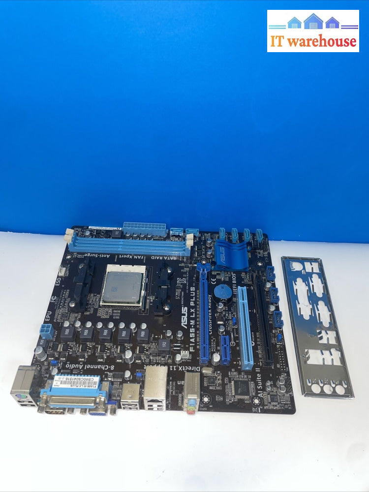 Asus F1A55-M Lx Plus R 2.0 Socket Fm1 Amd Micro Atx Motherboard + A6-3600 Cpu