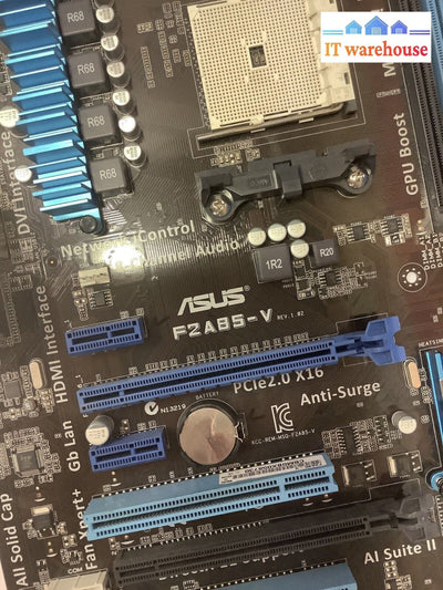 Asus F2A85-V Amd Motherboard With I/O Plate