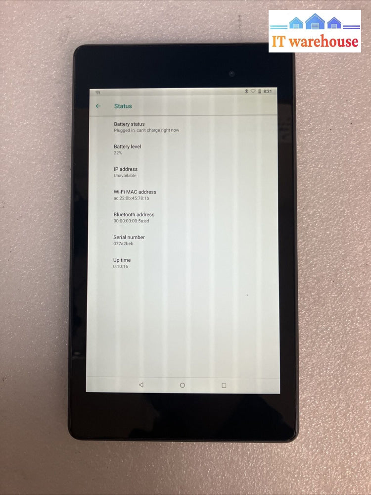 ~ Asus Google Nexus 7 Wi-Fi Black 16Gb 7’ Android Tablet (Read)