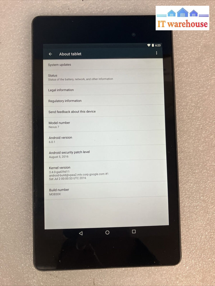 ~ Asus Google Nexus 7 Wi-Fi Black 16Gb Storage 7’ Android Tablet