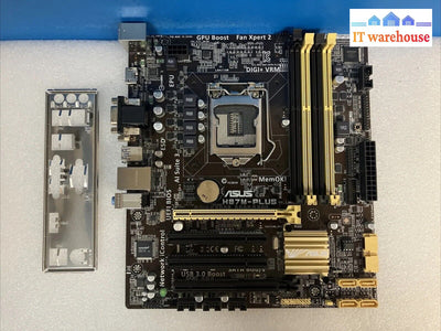 Asus H87M-Plus Socket Lga1150 Ddr3 Microatx Motherboard With I/O Shield