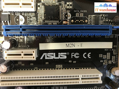 - Asus M2N-E Atx Am2 Nforce 570 Motherboard W/ Amd Sempron Cpu + I/O Shield Tested