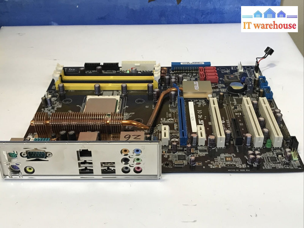 - Asus M2N-E Atx Am2 Nforce 570 Motherboard W/ Amd Sempron Cpu + I/O Shield Tested