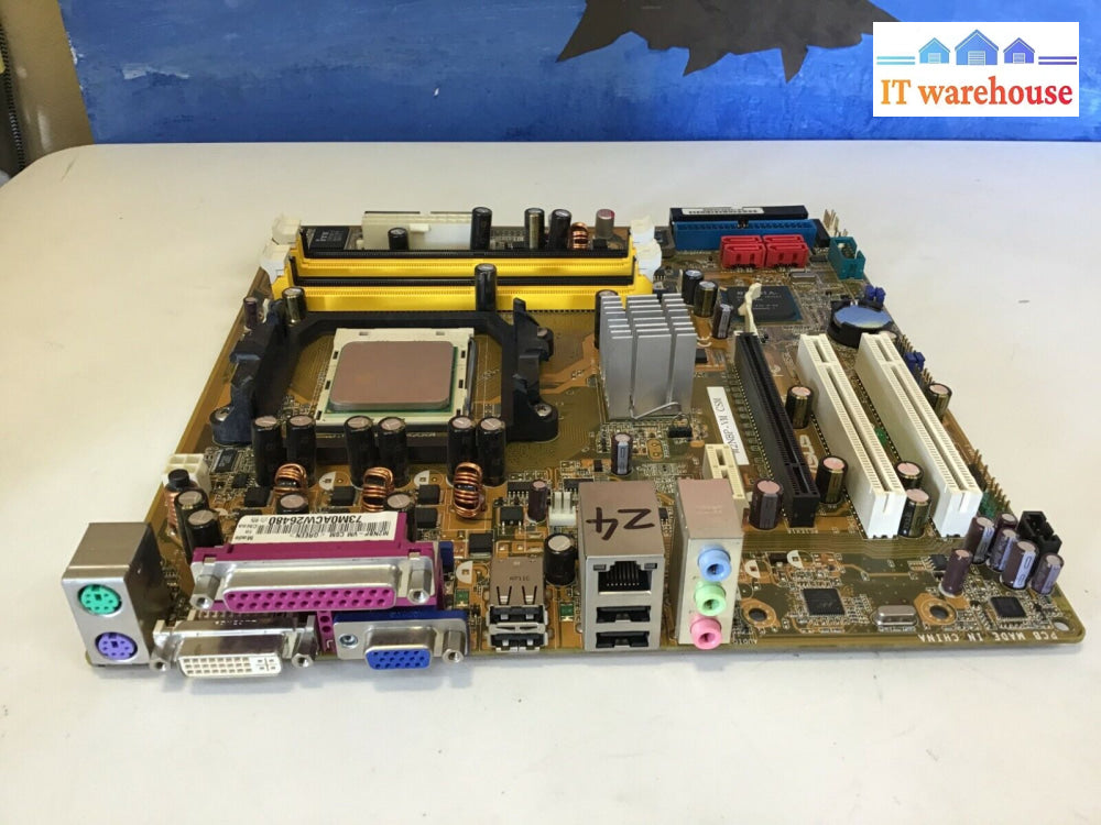 Asus M2Nbp-Vm Csm Motherboard Am2/Am2 + I/O Plate (No Cpu) Tested