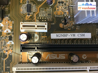 Asus M2Nbp-Vm Csm Motherboard Am2/Am2 + I/O Plate (No Cpu) Tested