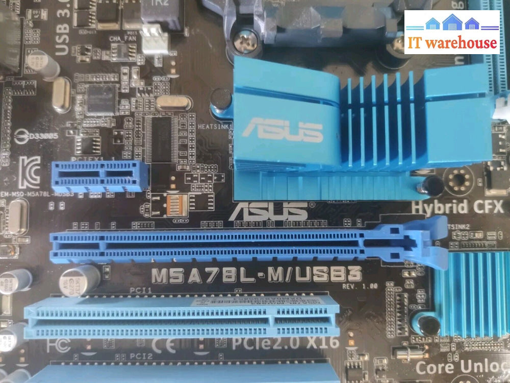 Asus ‎M5A78L-M/Usb3 Socket Am3 Motherboard Matx With Fx6300 3.9Ghz Quadcore Cpu~