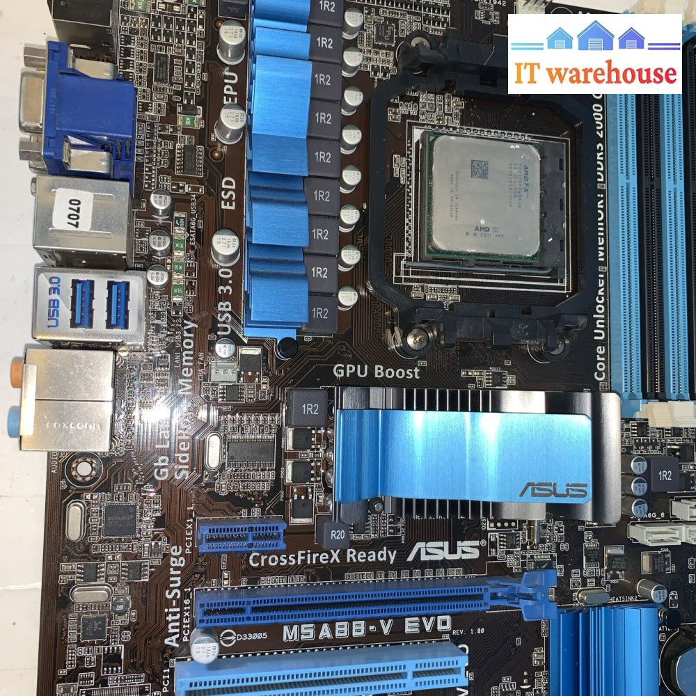 Asus M5A88-V Evo Amd Socket Am3 + Motherboard + Fx 8120 Cpu