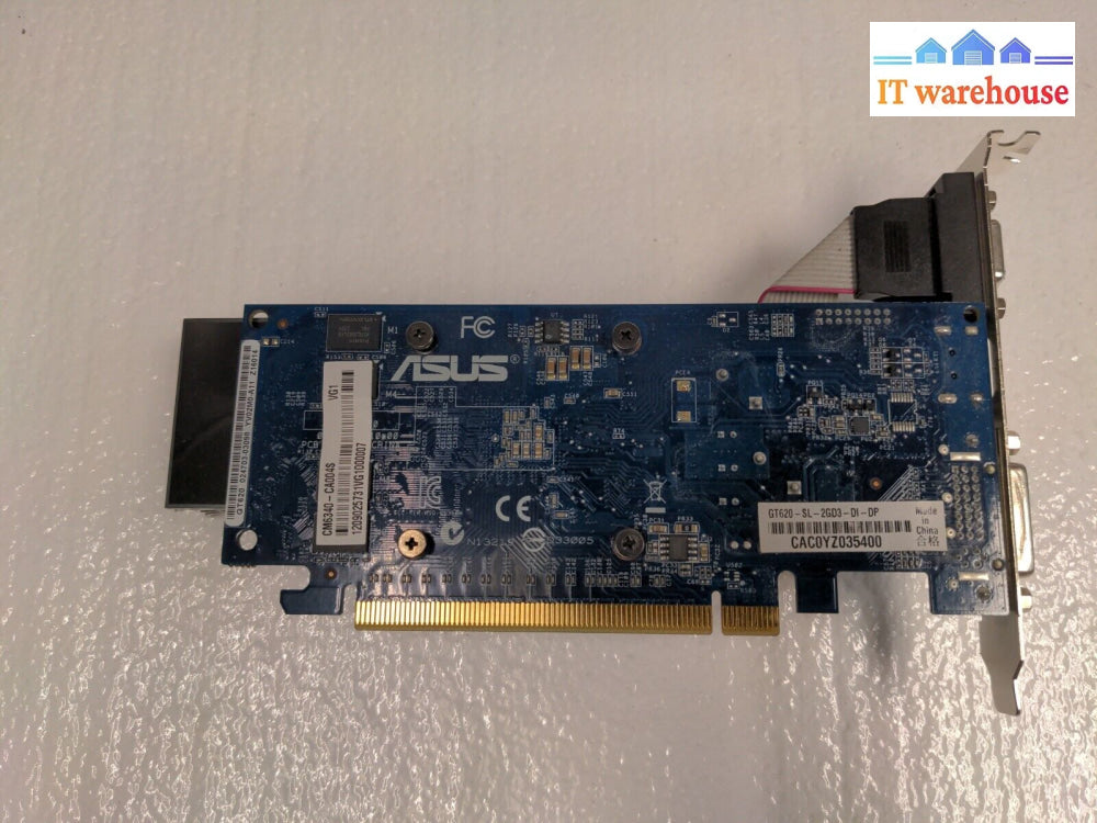 - Asus Nvidia Geforce Gt620-Sl-2Gd3 2Gb Ddr3 Pci-E X16 Hdmi Desktop Video Card