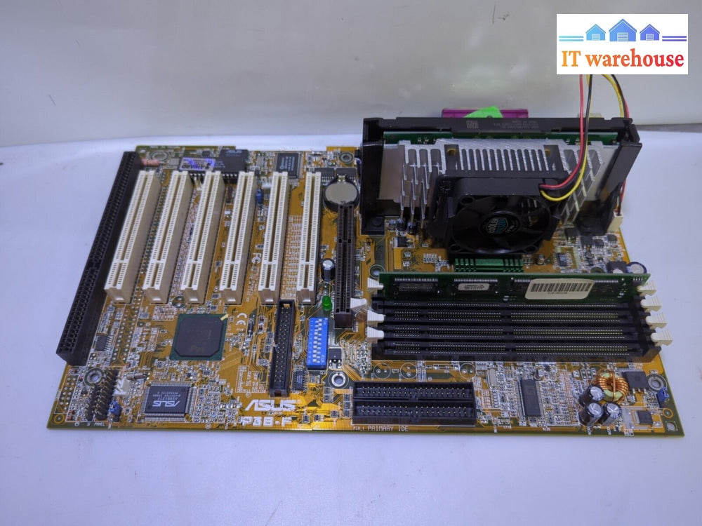 - Asus P3B-F Motherboard With Pentium Iii 600E Cpu And 128Mb Ram Tested