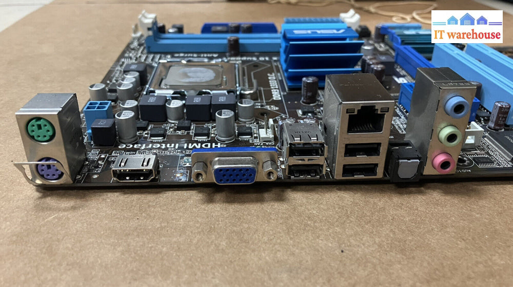 ~ Asus P5G41T-M Intel G41 Motherboard Lga 775 Ddr3 W/ E5700 + I/O Plate Tested