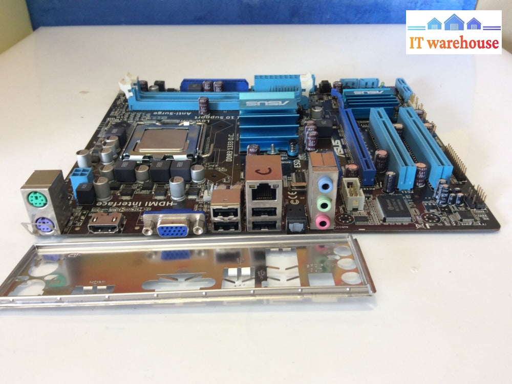 Asus P5G41T-M Lga 775 Motherboard W/ E5700 3.0Ghz Cpu + I/O Shield Fully Tested