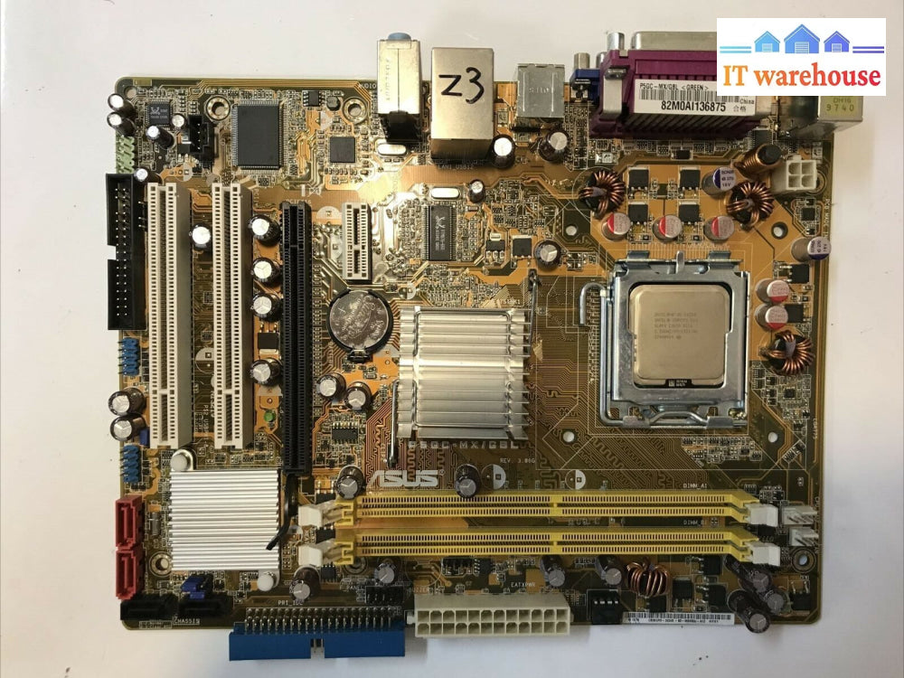 Asus P5Gc-Mx/Gbl Rev 3.06G Lga 775 (Socket T) Micro Atx W/ C2D E6550 Cpu@2.33Ghz