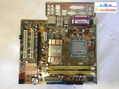 Asus P5Kpl-Cm Lga775 Atx Motherboard + I/O Shield Tested (No Cpu)