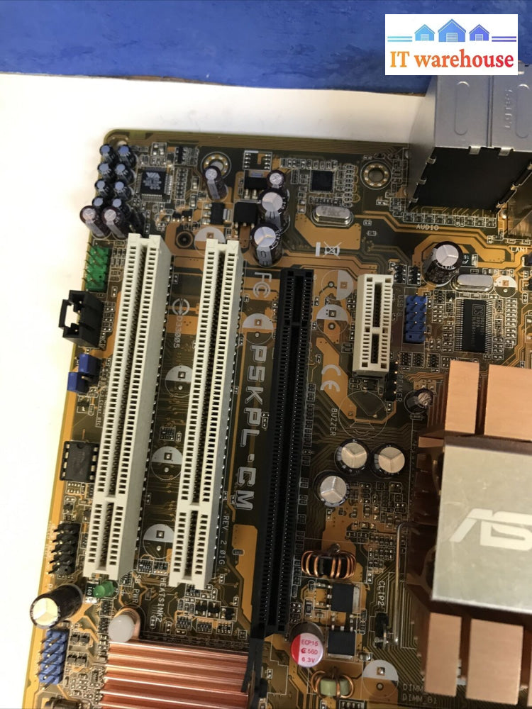 Asus P5Kpl-Cm Lga775 Atx Motherboard With Q8200 Cpu Io Plate