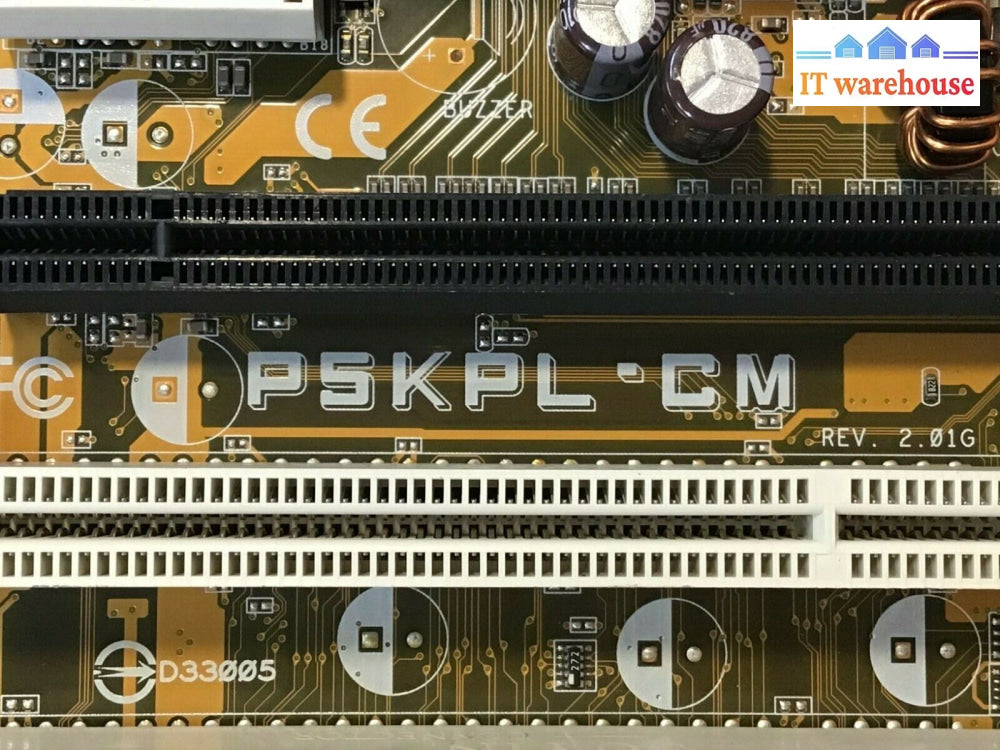 Asus P5Kpl-Cm Motherboard Intel G31 Lga775 Ddr2 W/ E5300 Cpu + I/O Shield Tested