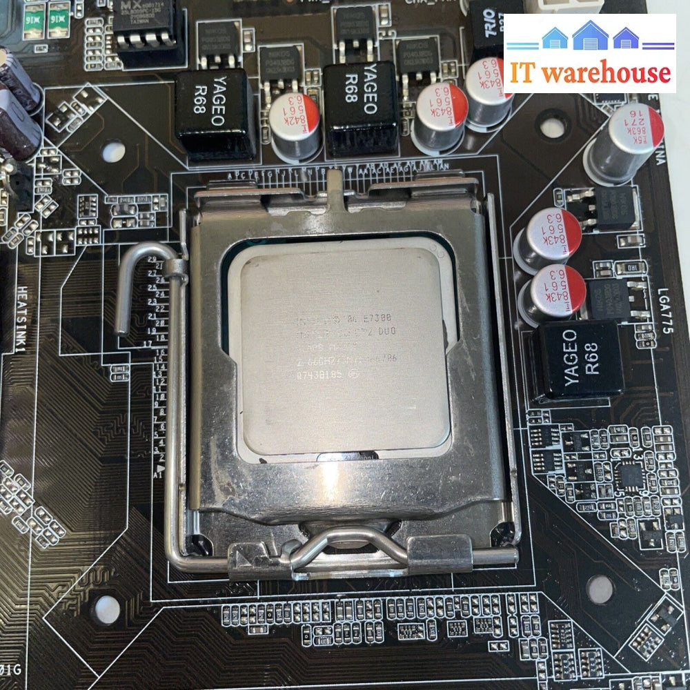 Asus P5N73-Am Motherboard With Intel C2D E7300